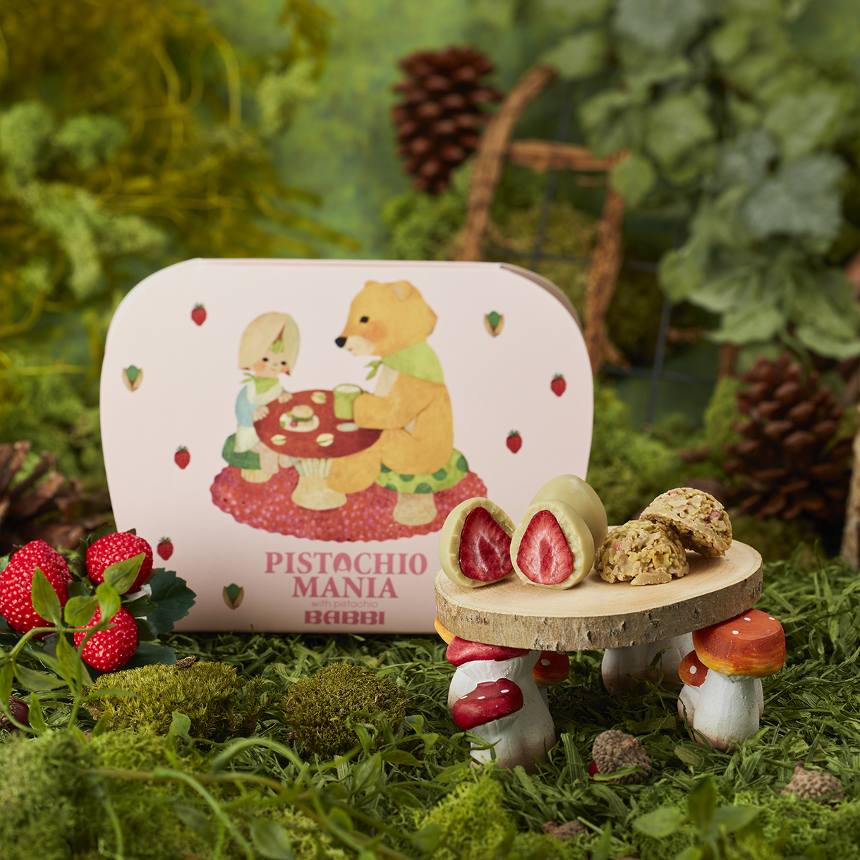 ストロベリーピスタチオ&クランチ 10個入り