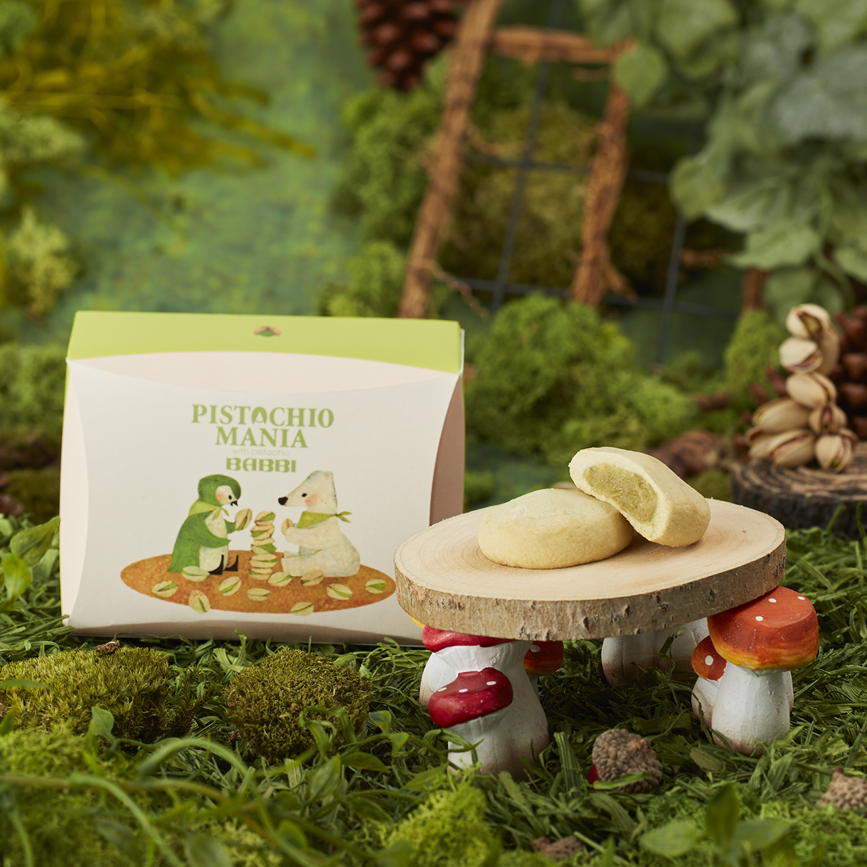 クッキークリームピスタチオ 5個入り